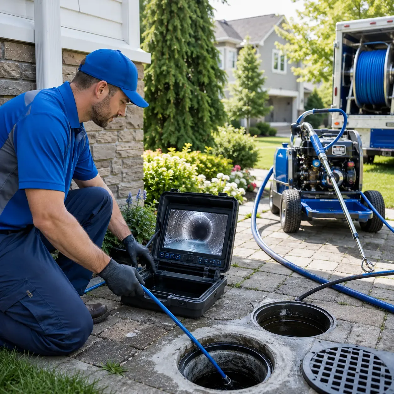 Outdoor drain cleaning professionals serving Henderson, CO
